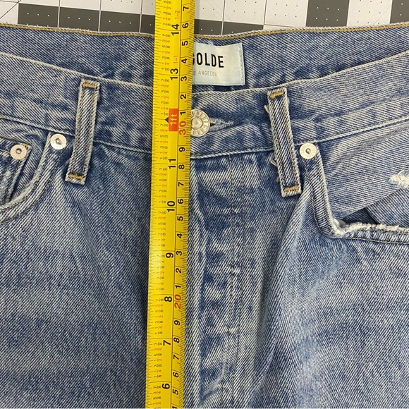 Agolde 90's Mid Rise High Waisted Jeans 28 - Picture 10 of 12